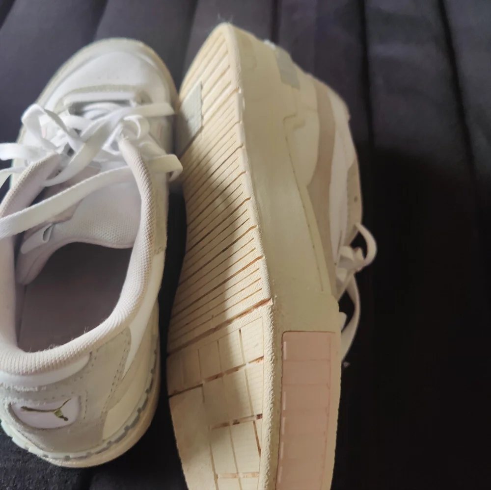 PUMA Women's Cali Sport Sneakers - White and Tan